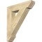 Ekena Millwork Traditional Slat Rough Sawn Bracket, Douglas Fir, 6"W x 30"D x 34"H BKT06X30X34TRA06RDF - alternate 1